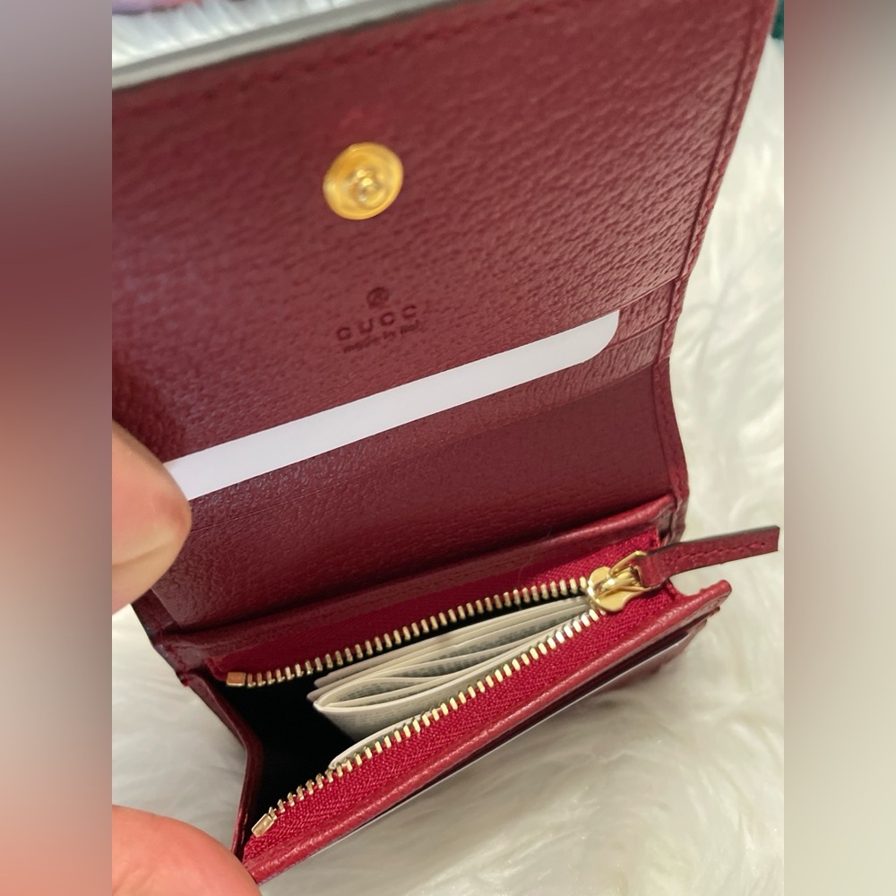 Gucci Ophidia Floral Card Holder Wallet - Picture 7 of 9